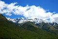 Snow capped mountains in NZ Royalty Free Stock Photo