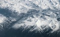 Snow-capped mountains. Royalty Free Stock Photo