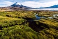 Snow capped Parinacota Volcano, Chile Royalty Free Stock Photo