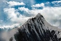 Snow Capped Peak of Kawagarbo or Kawa Karpo Royalty Free Stock Photo