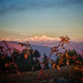 Snow-capped peaks of Bandarpoonch and Kalanaag Glacier in the majestic Himalayas, Uttarakhand, India