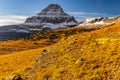 Snow Capped Reynolds Mountain and Hidden Lake Pass