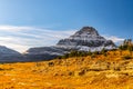 Snow Capped Reynolds Mountain and Hidden Lake Pass,