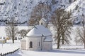 Chapel in Tyrol in winter