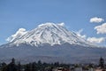 Snow Capped Volcano Mistii Arequipa