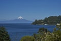 Volcano Osorno on Llanquihue Lake in Southern Chile Royalty Free Stock Photo