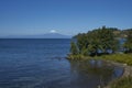 Volcano Osorno on Llanquihue Lake in Southern Chile Royalty Free Stock Photo