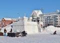 The snow castle in South Harbour in LuleÃÂ¥