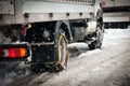 Snow Chains Royalty Free Stock Photo