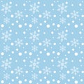 Snow snowflakes Christmas Decoration pattern baby shower template vector2023 Royalty Free Stock Photo