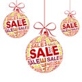 Snow christmas red ring sale Royalty Free Stock Photo