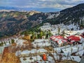 Snow Clad Mountains at Kufri, Shimla