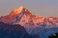 Snow clad Peak in Himalaya Royalty Free Stock Photo