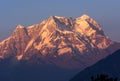 Snow clad Peak in Himalaya Royalty Free Stock Photo