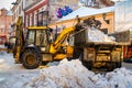 Snow cleaning in the city