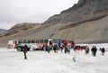 Snow-coach in Columbia Ice field