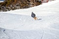 Skier racing through a Ski Cross Course in Australia