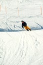 Skier racing through a Ski Cross Course in Australia
