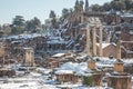 Snowed in and closed Roman Forum