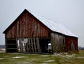Wisconsin Barn in Winter