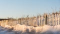 Snow covered Beach in New Jersey