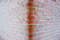 Snow Covered Brick Wall Royalty Free Stock Photo