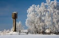 Snow covered cottage Royalty Free Stock Photo