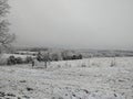 Snow Covered Fields Road Trip