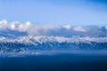 Himalayan mountain peaks Pir Panjal mountain range, View from Gulmarg, Kashmir Royalty Free Stock Photo