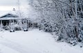 Snow Covered Home