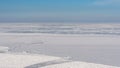 Snow and ice on the winter Baltic Sea. Royalty Free Stock Photo