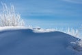 Snow covered landcape