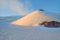 Snow covered landscape on Mount Etna, Sicily Royalty Free Stock Photo