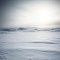Is blanketed in white, creating a smooth, uninterrupted surface Royalty Free Stock Photo