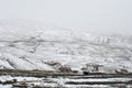 Snow Covered - Langza Village, Spiti Valley, Himachal Pradesh Royalty Free Stock Photo
