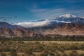 Snow Covered Mount San Jacinto Royalty Free Stock Photo