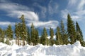 Snow covered Mount Shasta, Siskiyou County, California