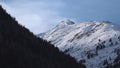 Snow covered Mountain Austria alps