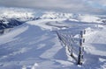 Snow Covered Mountain Landscape