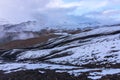 Snow Covered Mountains - Langza Village, Spiti Valley, Himachal Pradesh Royalty Free Stock Photo