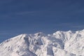 Snow covered mountains Royalty Free Stock Photo