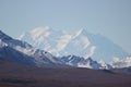 SNOW COVERED MOUNTAINS MT MCKINLEY DENALI ALASKA