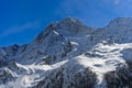 Snow-covered peak Aletschhorn