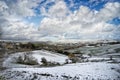 Snow Covered Pennine Moors, England