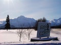 Pioneer Peak Mountain Palmer Alaska Royalty Free Stock Photo