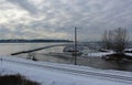 A winter day in Drayton Harbor, Blaine, Washington Royalty Free Stock Photo