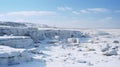 Snow Covered Rock Formations: A Stunning Landscape In 32k Uhd