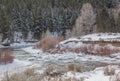 Winter on the Gros Ventre River Wyoming