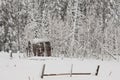 Snow Covered Shack