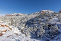 Snow Covered Winter Landscape Sedona Arizona Royalty Free Stock Photo